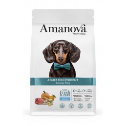 Amanova Adult Mini Exigent con carne de cerdo para perros