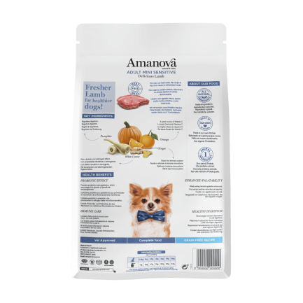 Amanova Adult Mini Sensitive Agnello per Cani