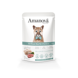 Amanova Alimento Húmedo Completo en Bolsita para Gatos