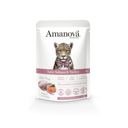 Amanova Alimento Húmedo Completo en Bolsita para Gatos