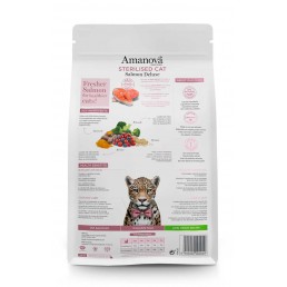 Amanova Stérilisé au saumon pour chats