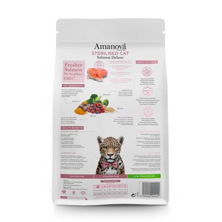 Amanova Sterilised Cat mit Lachs für Katzen