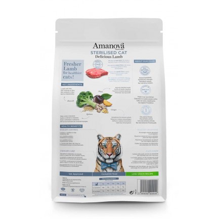 Amanova Agneau stérilisé pour chats