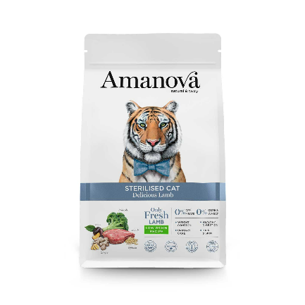 Amanova Agneau stérilisé pour chats