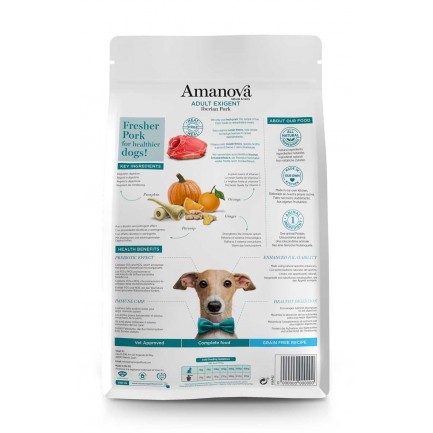 Amanova Adult Exigent con carne de cerdo para perros