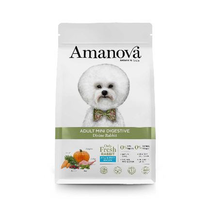 Amanova Adult Mini Digestive al Coniglio per Cani