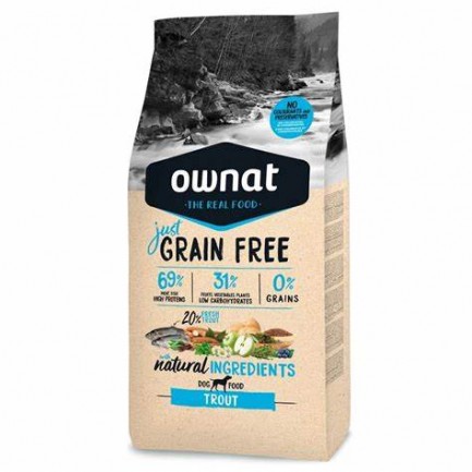 Ownat Just Grain Free Trout pour chiens