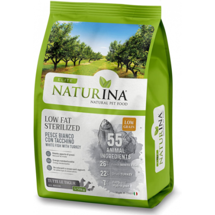 Naturina Elite Adulto Bajo en Grasa y Esterilizado para Perros