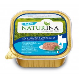 Naturina Easy Adult Cat Vaschette Cibo Umido per Gatti