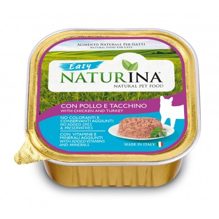 Naturina Easy Adult Comida para Gatos Potes para Gatos