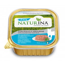 Naturina Easy Adult Cat Vaschette Cibo Umido per Gatti