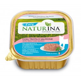 Naturina Easy Adult Cat Vaschette Cibo Umido per Gatti