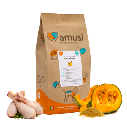 Amusi Chicken Pumpkin and Noble Cereals dla psów małych ras