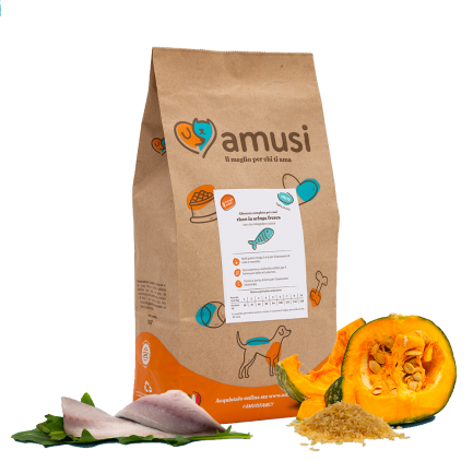 Amusi Herring Pumpkin and Noble Grains for Dogs