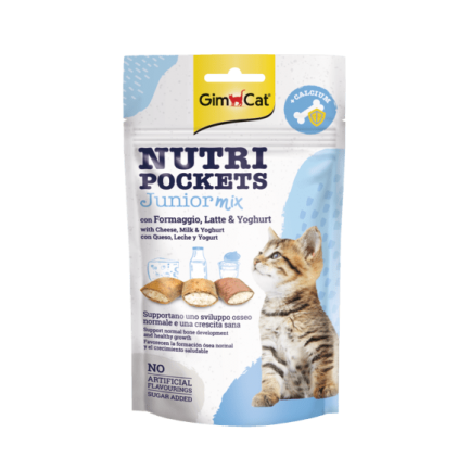 GimCat Nutripockets Junior Mix Snack pour chatons