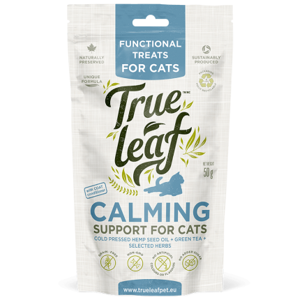 Snack calmante True Leaf para gatos