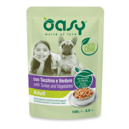 Oasy Straccetti en salsa para perros adultos