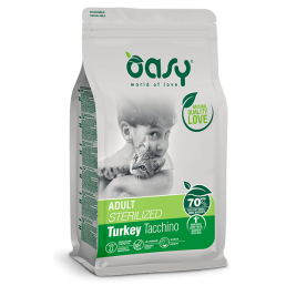 Oasy Adult Sterilisiertes Putenfleisch für Katzen