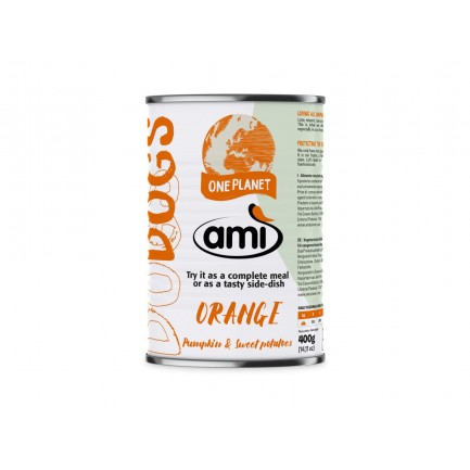 Amì Orange Organic Vegetable Foods pour chiens