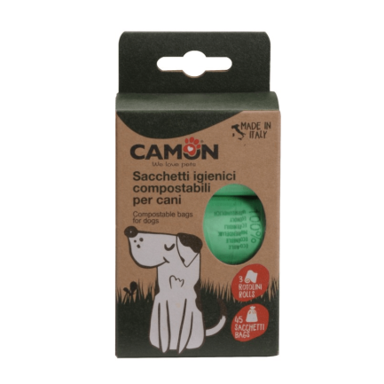 M-PETS POO Sacchetti 100% Biodegradabili per Cani