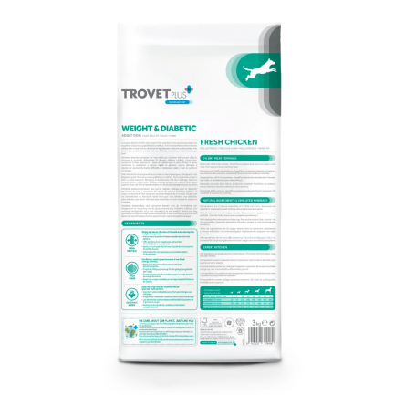 Trovet Plus Weight & Diabetic Pienso para perros