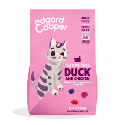 Edgard Cooper Kitten con Pollo e Anatra per Gattini