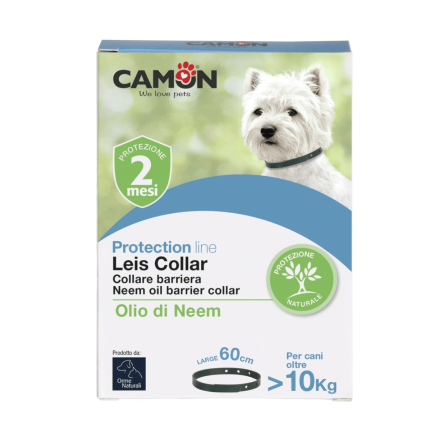 Camon Protection Leis Neemöl-Barrierehalsband für Hunde