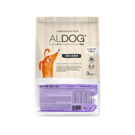 Aldog Super Premium Porc et Riz pour chiens