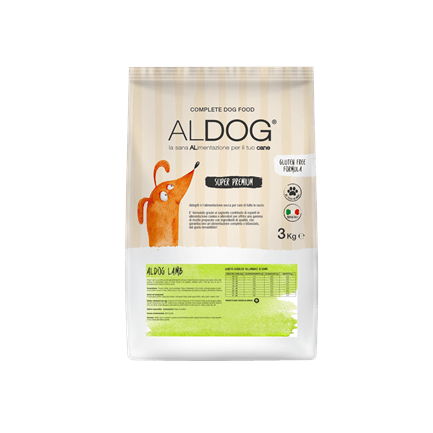 Aldog Super Premium Lamb Adult Medium Large con Agnello e Riso per Cani