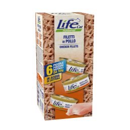 Life Cat Multipack 6x50gr Cibo Umido per Gatti