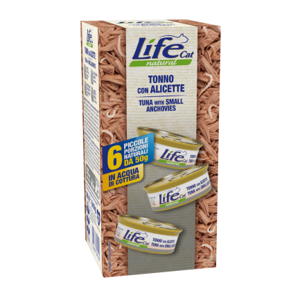 Life Cat Multipack 6x50gr Cibo Umido per Gatti