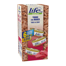 Life Cat Multipack 6x50gr Cibo Umido per Gatti