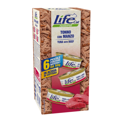 LifeCat Multipack 6x50gr nourriture humide pour chats