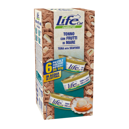 Life Cat Multipack 6x50gr Cibo Umido per Gatti