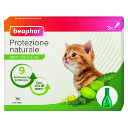 Beaphar Natural Protection Spot On Shield für Katzen und Kätzchen