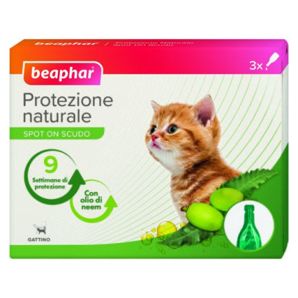 Beaphar Natural Protection Spot On Shield für Katzen und Kätzchen