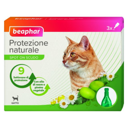 Beaphar Natural Protection Spot On Shield für Katzen und Kätzchen