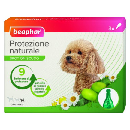 Beaphar Natural Protection Spot On Shield para perros y cachorros