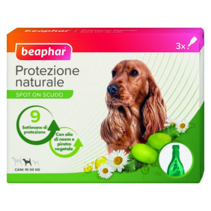 Beaphar Natural Protection Spot On Shield para perros y cachorros