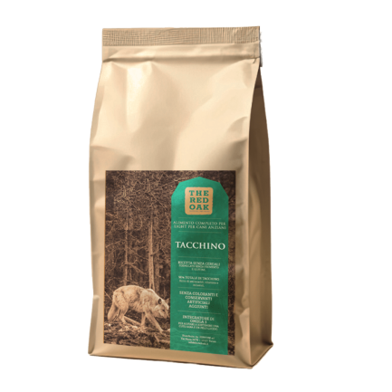 The Red Oak Light Senior Tacchino e Mirtilli Grain Free per Cani