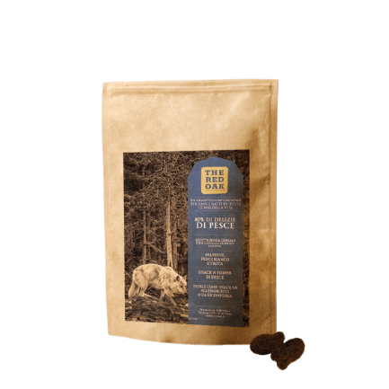 The Red Oak Grain Free Delizie di Pesce Snack per Cani