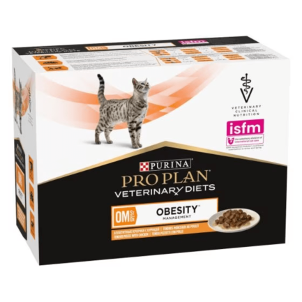 Purina Pro Plan Veterinary Diets OM Obesity Cibo Umido per Gatti