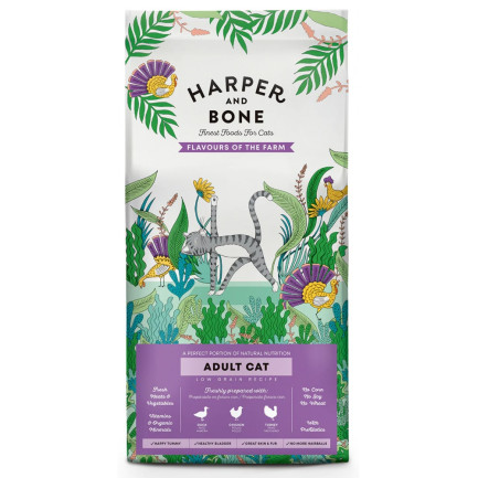 Harper and Bones Sabores de la Granja Gato Adulto