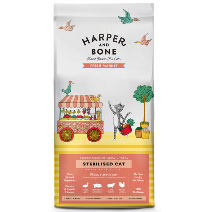 Harper and Bone Fresh Market Sterilized Cat for Adult Cats