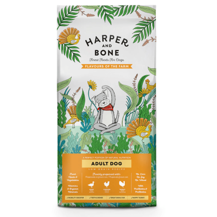 Harper and Bone Flavours of the Farm Adult Dog Medium e Large per Cani