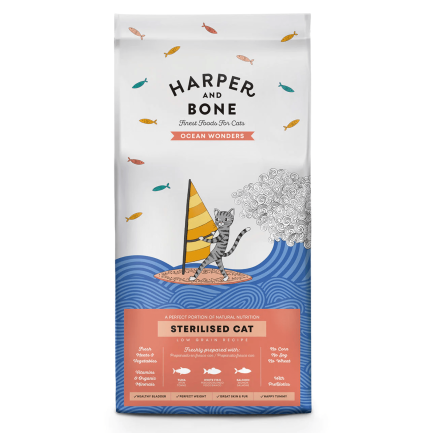 Harper and Bone Ocean Wonders Chat stérilisé pour chats adultes