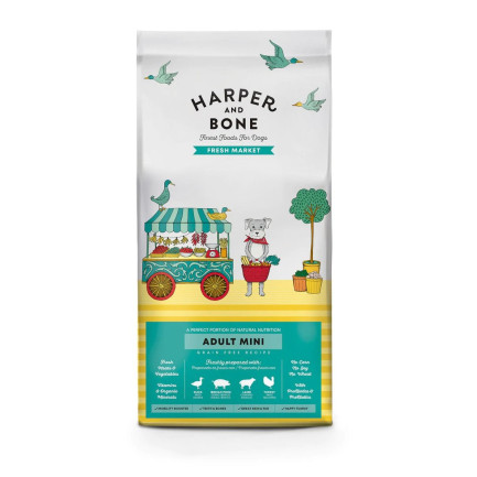 Harper and Bone Fresh Market Perro Adulto Mini para Perros Pequeños