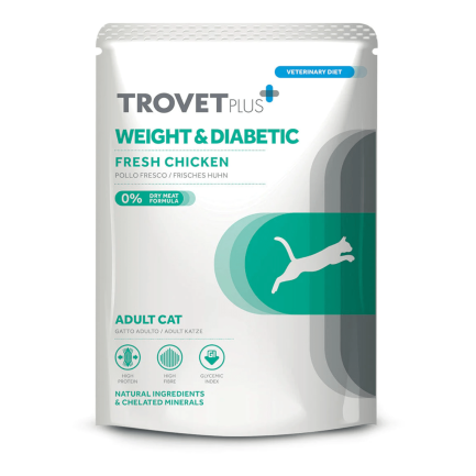 Trovet Plus Weight & Diabetic Comida húmeda para gatos