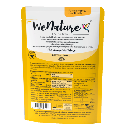 WeNature Kitten Jelly nourriture humide pour chatons