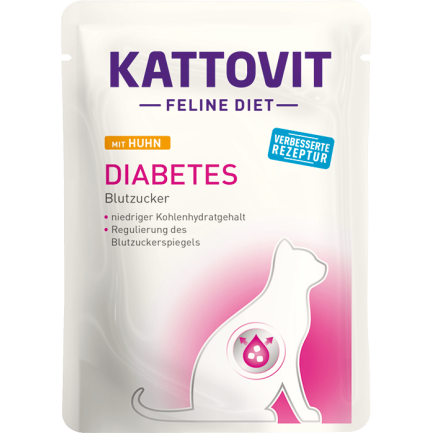 Kattovit Diabetes Alimentation humide pour chats